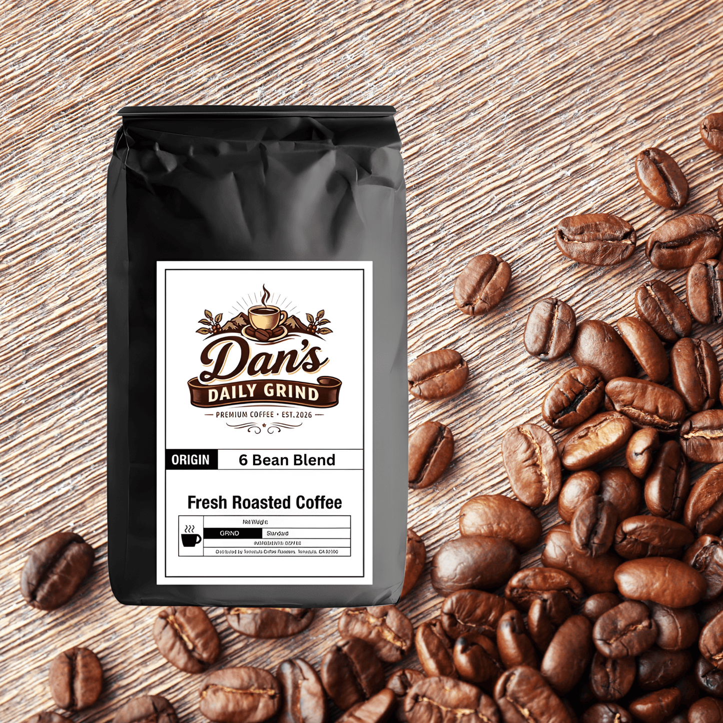 6 Bean Blend - Dan’s Daily Grind