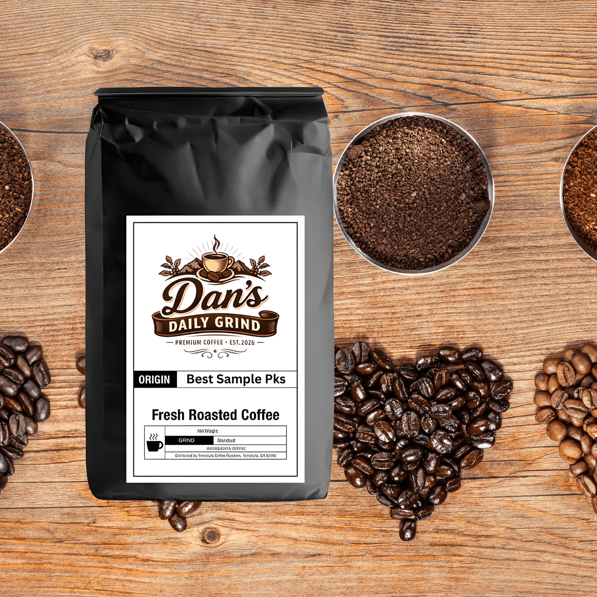 Best Sellers Sample Pack: 6Bean, Cowboy, Breakfast, Peru, Mexico, Bali - Dan’s Daily Grind