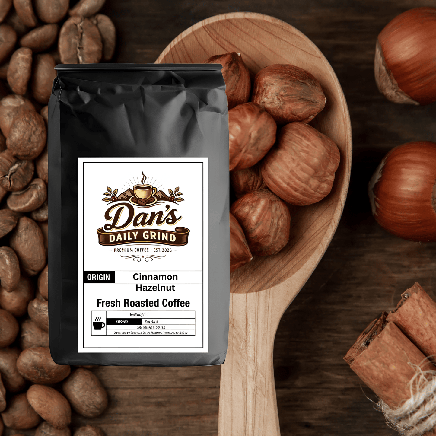 Cinnamon Hazelnut - Dan’s Daily Grind