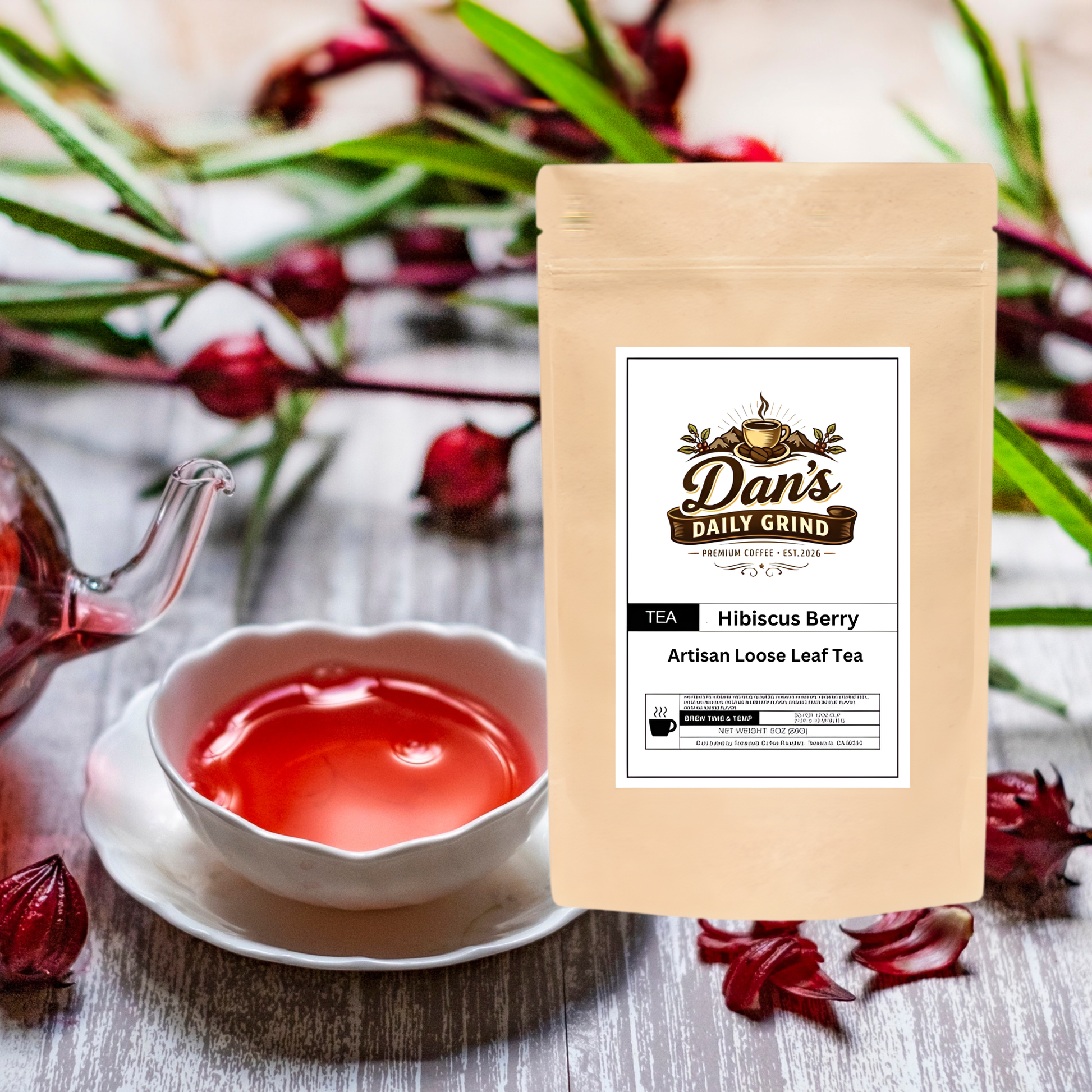 Hibiscus Berry Tea - Dan’s Daily Grind